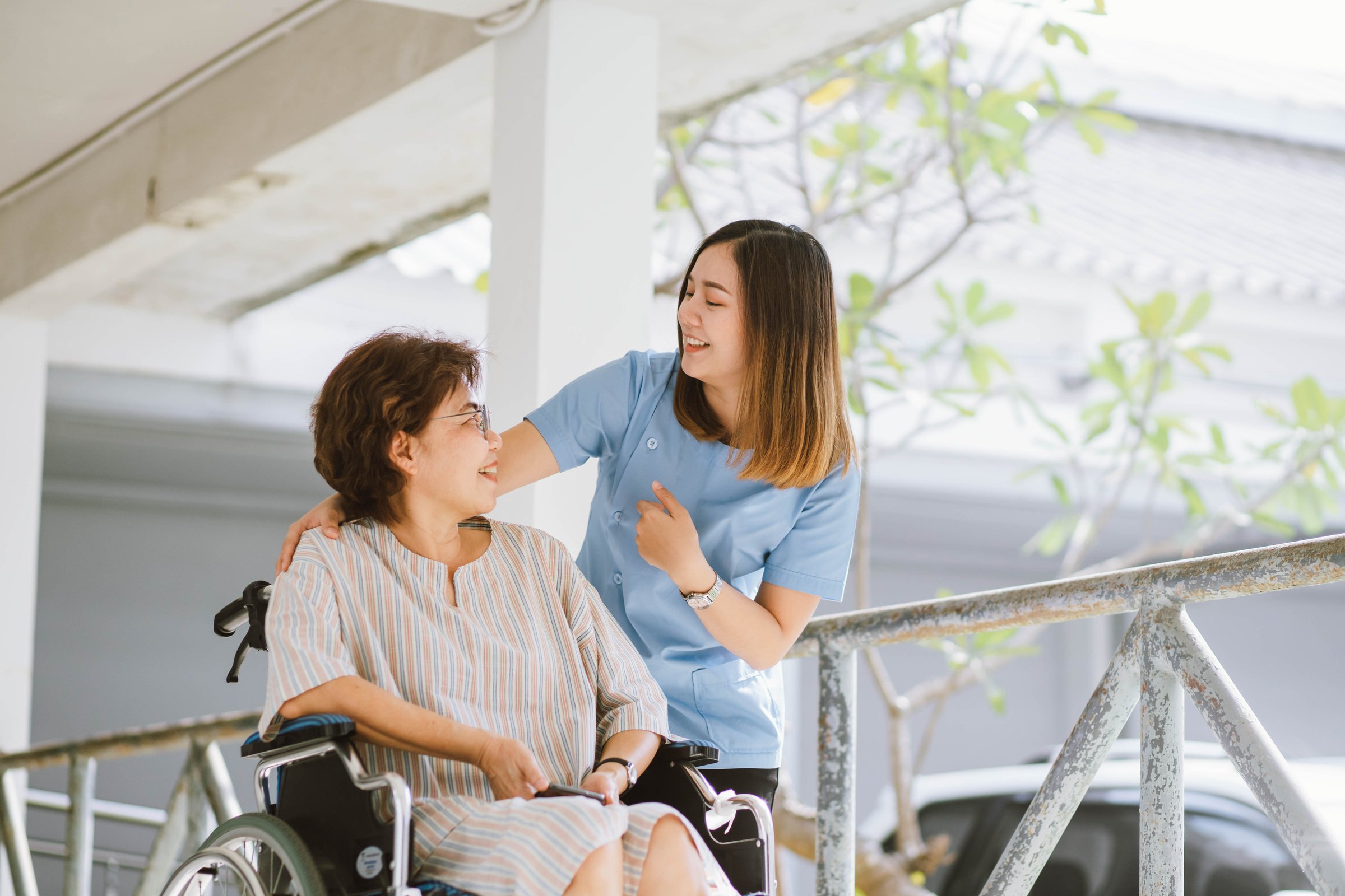 Nurse Taking Care of a Senior Patient